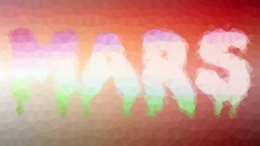 Mars ilginç tesselleştirilmiş döngüyü çözüyor. Titreşim üçgenleri.