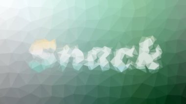 Atıştırmalık modern tesselleme döngüsü titreşimli çokgenler