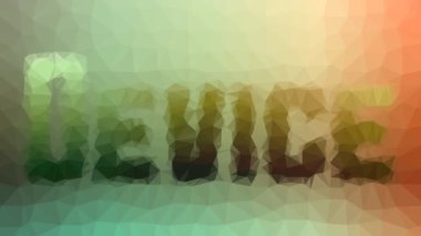 Aygıt solukluğu ilginç tessellasyon hareketli üçgenler