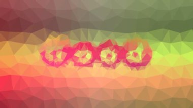 İyi bir çözünürlük garip tesselleme döngüsü nabız üçgenleri