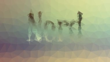 İnek solgunluğu ilginç tessellasyon döngüsü titreşimli çokgenler