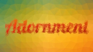 Şekillendirme modern tesselleştirilmiş döngüler titreşimli çokgenler