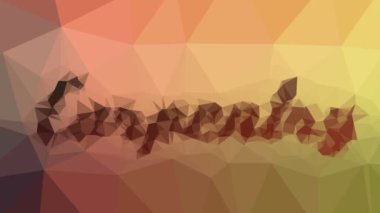 Marangozluk soldu teknolojik tesselleştirilmiş döngüleme animasyon çokgenleri