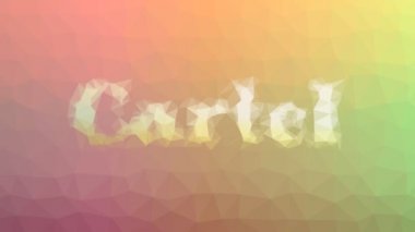 Kartel Garip Görünüyor Tessellasyon Döngüsü Titreşimli Çokgenler