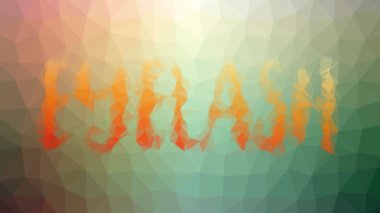 Kirpik ilginç bir şekilde ortaya çıkıyor. Döngü döngüsü, titreşim üçgenleri.