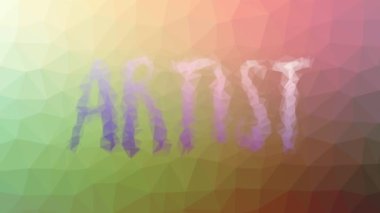 Sanatçı teknolojik tesselleme döngüsü animasyon üçgenleri çözüyor