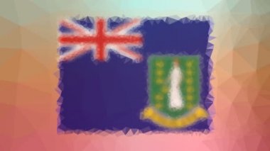 British Virgin Adaları ISO: VG tekno tesselleştirilmiş döngü hareketli çokgenleri eritiyor