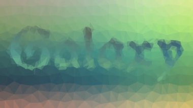 Modern tessellasyonda ortaya çıkan galaksi animasyon çokgenleri