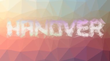 Hanover ilginç tesselleme döngüsü hareket eden çokgenler