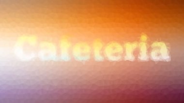 Kafeterya garip tessellasyon çözeltisi hareket eden üçgenler