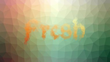 Taze soluk tekno tessellasyon döngüsü titreşim üçgenleri