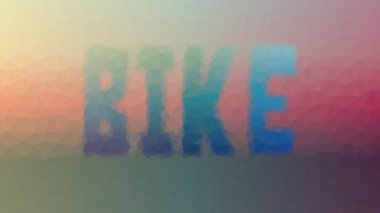 Motosiklet Kayboldu Garip Tessellasyon Döngüsü Nabız Çokgenleri