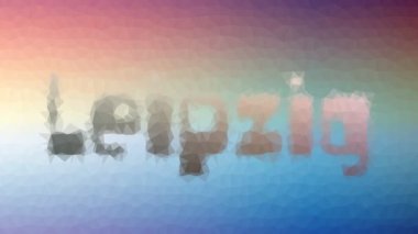 Leipzig Sönük Tekno Tessellasyon Döngüsü Animasyon Çokgenleri