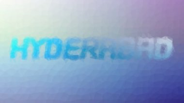 Hyderabad Silindi Modern Tesselleştirilmiş Döngülü Pulsing Polygons