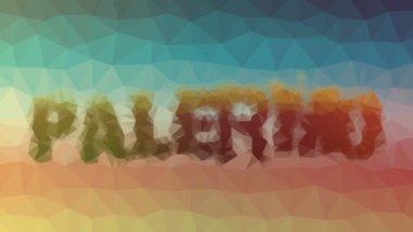 Palermo teknolojik tesselleme döngüsü hareket eden üçgenler
