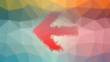 Ok solukluğu teknolojik tesselleştirilmiş döngü hareket eden çokgenler