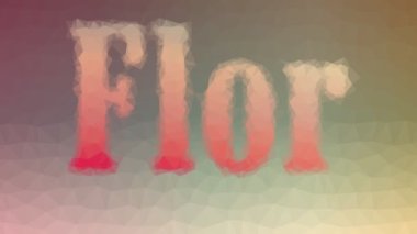 Flor ortaya çıkan teknolojik tesselleştirilmiş döngü hareket eden çokgenler