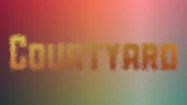 Avluda ilginç bir tessellasyon beliriyor hareket eden üçgenler