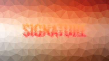 Animasyon çokgenleri tekrarlayarak imzalar kaybolur