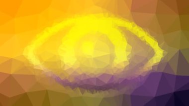 Göz solukluğu modern tesselleme döngüsü titreşimli çokgenler