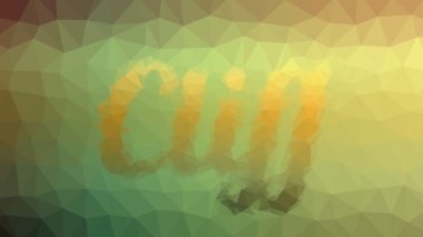 Uçurum söner tuhaf tessellasyon döngüsü titreşen çokgenler