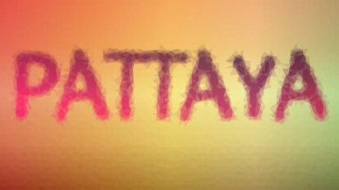 Pattaya tuhaf bir şekilde tesselleştirilmiş, hareket eden üçgenler gibi görünüyor.