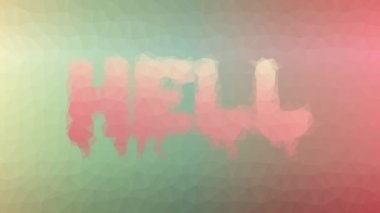 Cehennem sönük tessellasyon döngüsü animasyon üçgenleri