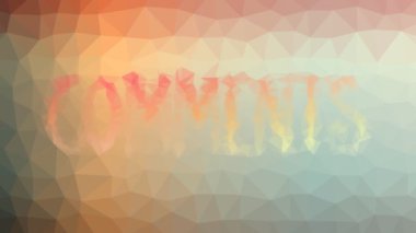 Görünürde İlginç Tessellasyon Döngüsü Canlandırılmış Üçgenler