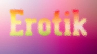 Erotik görünen tekno tesselleştirilmiş döngü hareketli üçgenler