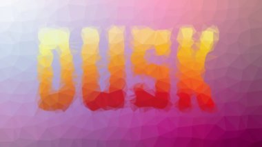 Karanlık ortaya çıkıyor tekno tessellasyon hareket eden çokgenler