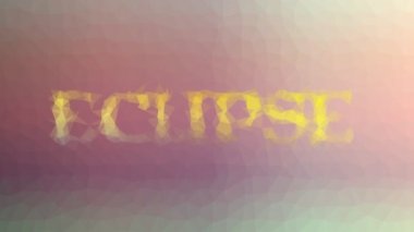 Tutulma ilginç tesselleme döngüsü hareketli üçgenler