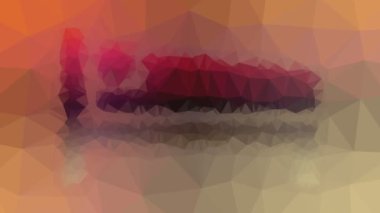 Modern tesselleştirilmiş döngüler ortaya çıkan otel animasyon çokgenleri