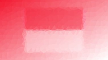 Monaco Flag ISO: Modern tesselleştirilmiş döngüler titreşimli çokgenler görünen MC