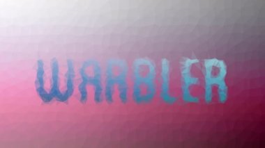 Warbler ilginç tessellasyon çözüyor. Canlandırılmış üçgenler.