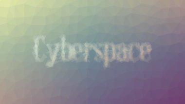 Siber uzay garip tesselleştirilmiş döngü hareketli üçgenleri çözüyor