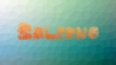 Salerno soluk modern tessellasyon canlandırılmış çokgenler