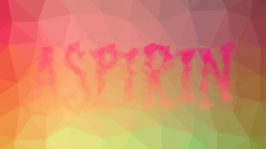 Aspirin ortaya çıkıyor, modern tesselleştirilmiş döngüler, nabız üçgenleri.