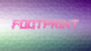 Ayak izi tekno tesselleme döngüsü titreşim çokgenleri