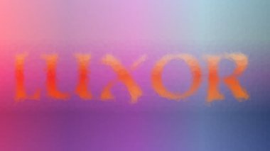 Luxor ortaya çıkan tekno tessellasyon döngüsü animasyon üçgenleri