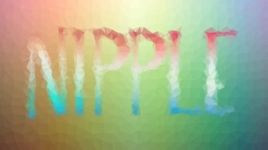 Meme ucu çözme tekno tesselleme döngüsü hareket eden çokgenler