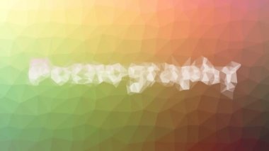 Pornografi Çözme Teknolojisi Tesselasyon Döngüsü Animasyon Çokgenleri