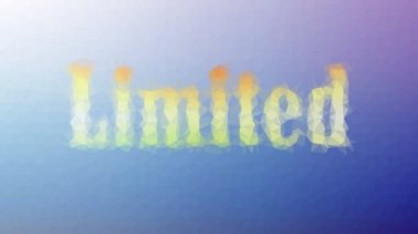 Sınırlı Solgunluk Tekno Tessellasyon Döngüsü Canlandırılmış Üçgenler