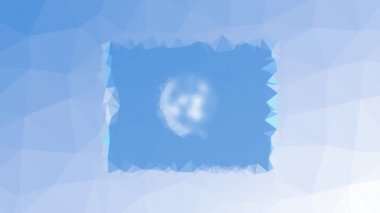 Görünmeyen tuhaf tesselleme döngüsü animasyon üçgenleri