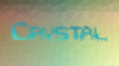 Kristal çözünürlüğü garip tesselleştirilmiş döngüler titreşim üçgenleri