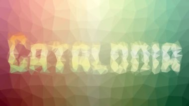 Katalonya modern tesselleştirme döngüsü hareket eden çokgenler