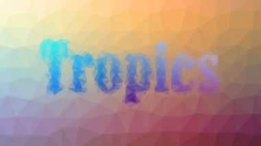 Tropiklerde tekno tessellasyon beliriyor çokgenleri hareket ettiriyor