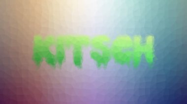 Kitsch Çözümleme Tuhaf Tesselleştirilmiş Döngü Döngüsü Taşıma Üçgenleri