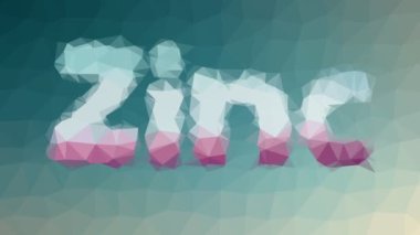 Çinko ortaya çıkıyor ilginç tessellasyon döngüsü titreşen çokgenler