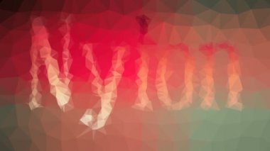 Naylon çözünen tekno tesselleştirilmiş döngü hareketli üçgenler