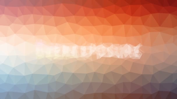 Overeksponering Optræder Mærkelig Tessellation Looping Bevægelige Trekanter – Stock-video
